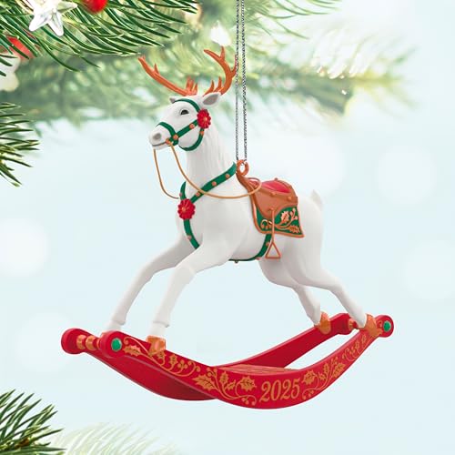 Idée cadeau Noël 2025 renne à bascule Hallmark Keepsake - 4