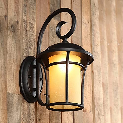 Lámpara vintage E27 con cuerpo de aluminio fundido decorativo para pared