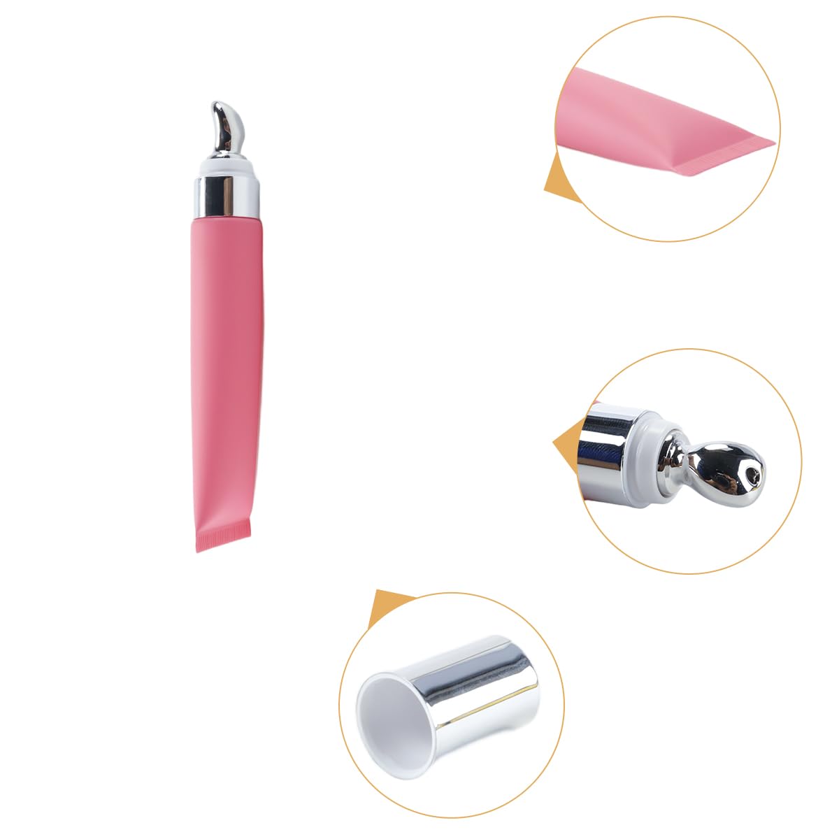 Confezione da 2 tubetti da 15 ml – Contenitori ricaricabili e a prova di perdite per crema per gli occhi, oli essenziali e articoli da toeletta da viaggio