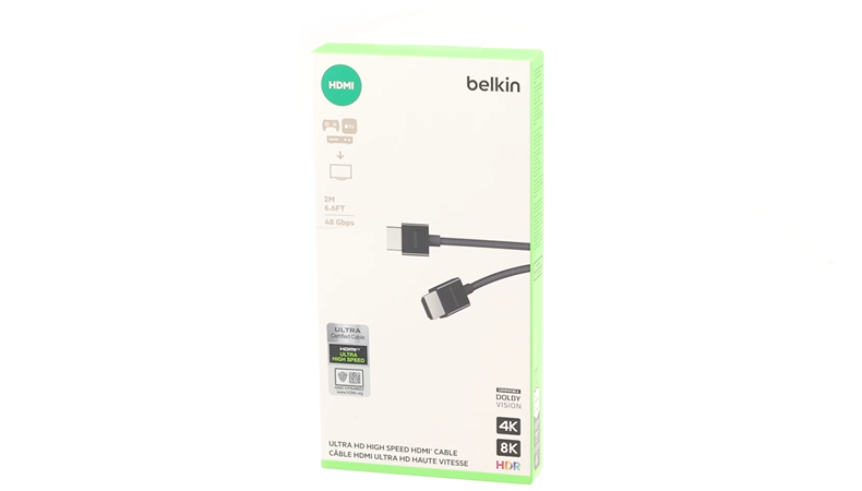 Belkin Hochwertiges Ultra-Highspeed HDMI-2.1-Kabel, 4K/Dolby