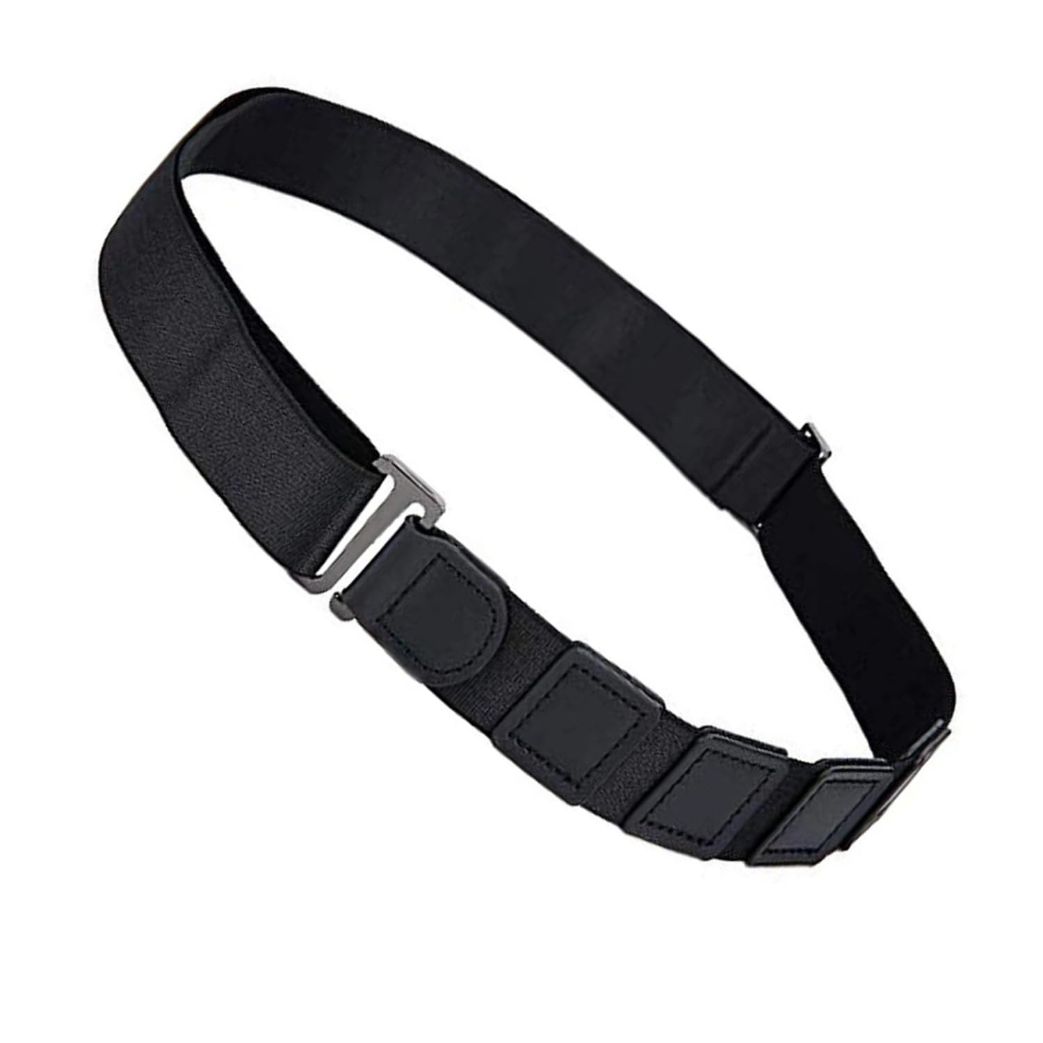 S SINDHIA Unisex Shirt Tucker belt strap | Shirt, Top Tuck Waist Band | Adjustable Band for Tucking Sweaters, Shirts | Elastic Stretch Belts for Change Style and stay nit – 1pcs (Black)