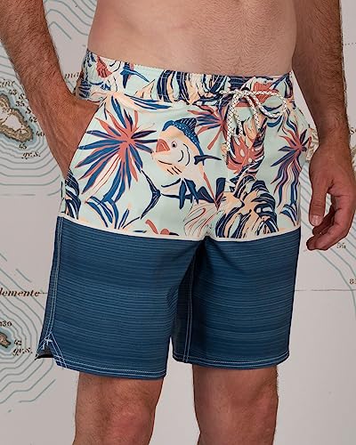 Salty Crew Tandem Elastic 18" Men's Boardshorts – Comfortable Stretch Fabric, Elastic Waistband, Casual Beachwear2