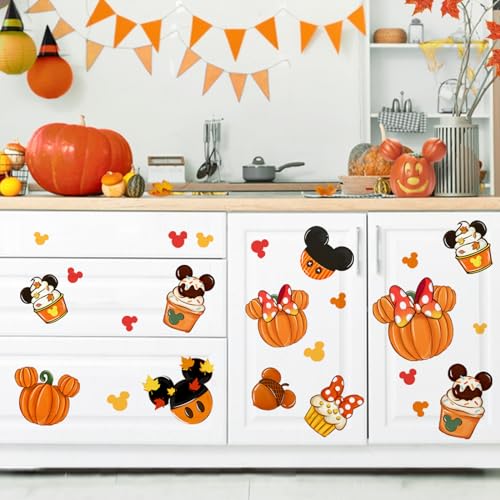 Mfault MFA-429-FBA Fall Cartoon Mouse Wall Decals Stickers thumb #4