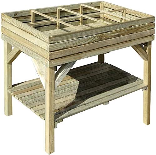 Jardipolys Carré Potager surélevé 8 Cases KÜB - 100 L - Cerland