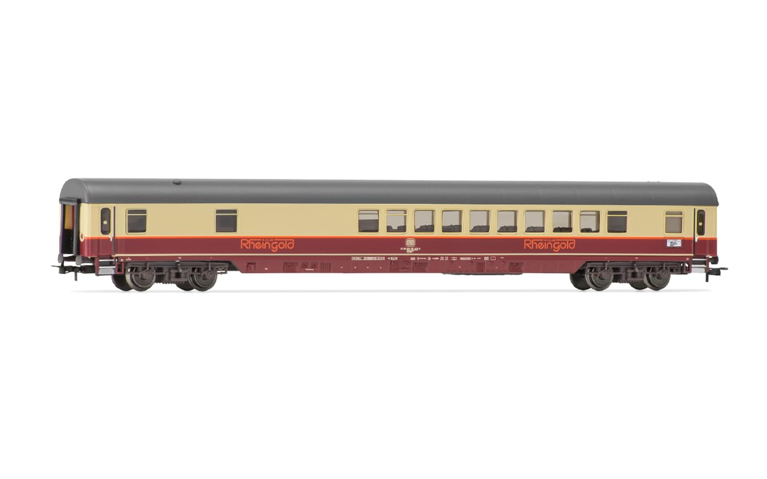 Hornby HR4395 Rivarossi DB, bar coach WGmh 804 for historic trains, ep. VI Passenger Coaches, Cream/Red