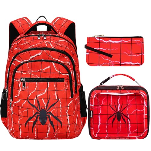 AYoXin Kids School Backpacks Boys Backpack with Lunch Box for Elementary Kindergarten Preschool Mochila Para Nios 4-6 6-8 8-10 4 5 6 7 8 9 10 11 12