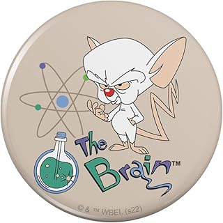 Pinky & The Brain Character The Brain Kitchen Refrigerator Locker Button Magnet