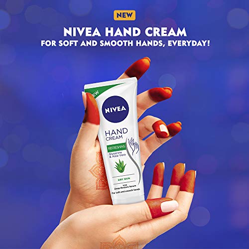 NIVEA Hand Cream, Refreshing Glycerin & Aloe Vera, 75ml - Image 6