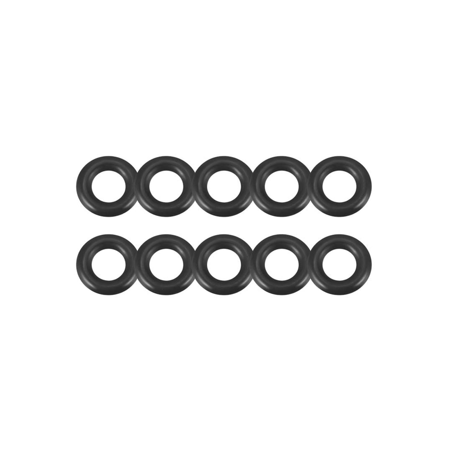 TA-VIGOR 50Pcs Nitrile Rubber O-Rings, 10mm OD 6mm ID 2mm Width Rubber Washers Spacer O-Rings Gasket kit, Metric Sealing Gasket for Hose, Faucet, Automotive, Plumbing