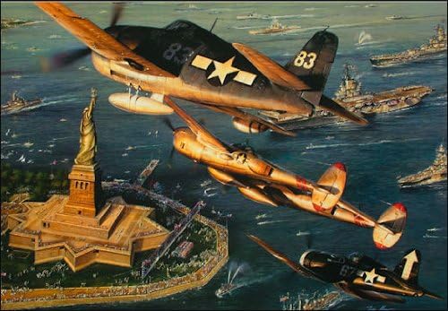 Aviator Art God Shed His Grace On Thee, by John Shaw-400 General's Edition
