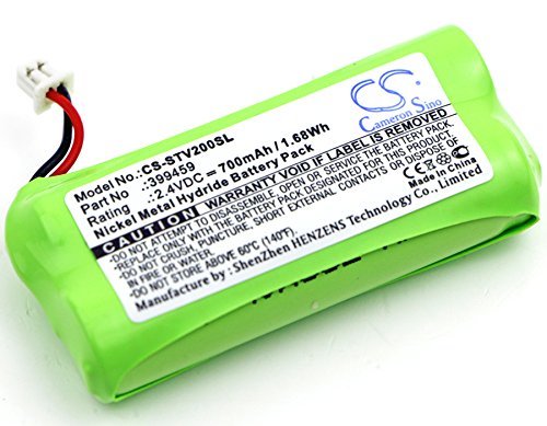 Ejjinenbby Replacement Battery Compatible for Stageclix Jack V2 Transmitter (700mAh/2.4V), 399459 Battery