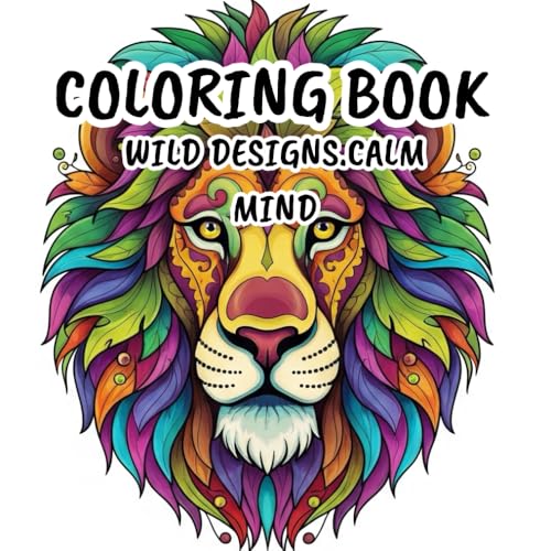 Adult coloring book-A relaxing coloring journey!: Beautifully detailed wildlife patterns to soothe your soul