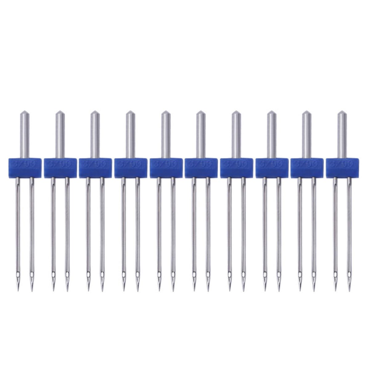 YARNOW 100 Stück Multifunktionale Zwillingsnadel aus Metall für Haushaltsnähmaschinen mit Gleichzeitiger Stichfunktion und Tragbarem Spitzen Bausatz Modell C01 005 00170