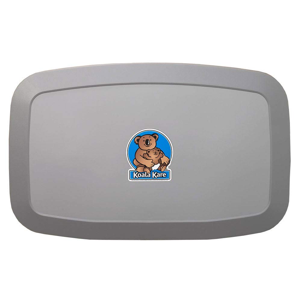 Koala Kare KB200-01 Horizontal Wall-Mounted Changing Station - Polypropylene, Gray