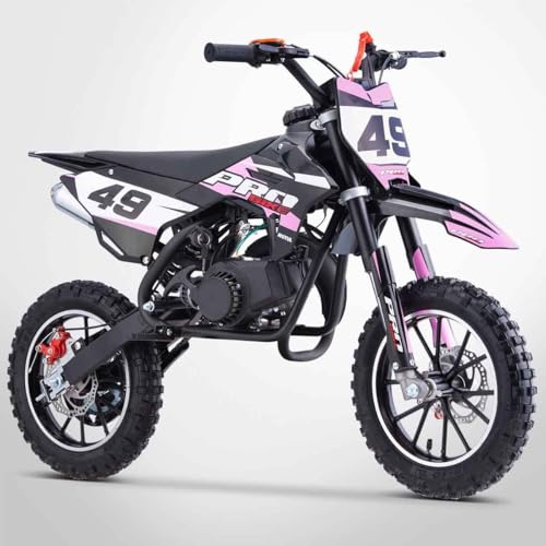 Pocket Cross PROBIKE 49 / Mini Moto Enfant 50cc / Édition 2025 / Rose