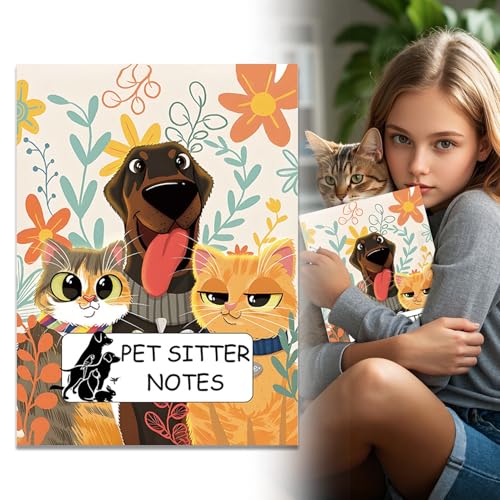 Libro de registro para cuidadores de mascotas: notas para perros, gatos y viajes 3