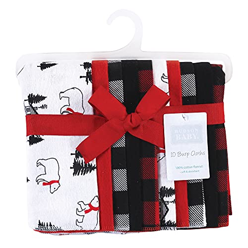 Image of Hudson Baby Baby Flannel Burp Cloths