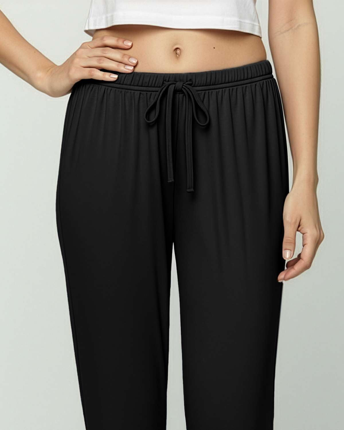 Real Essentials 3 Pack: Women’s Ultra-Soft Comfy Pajama Lounge Pants Sleepwear (Available in Plus Size) - Image 5