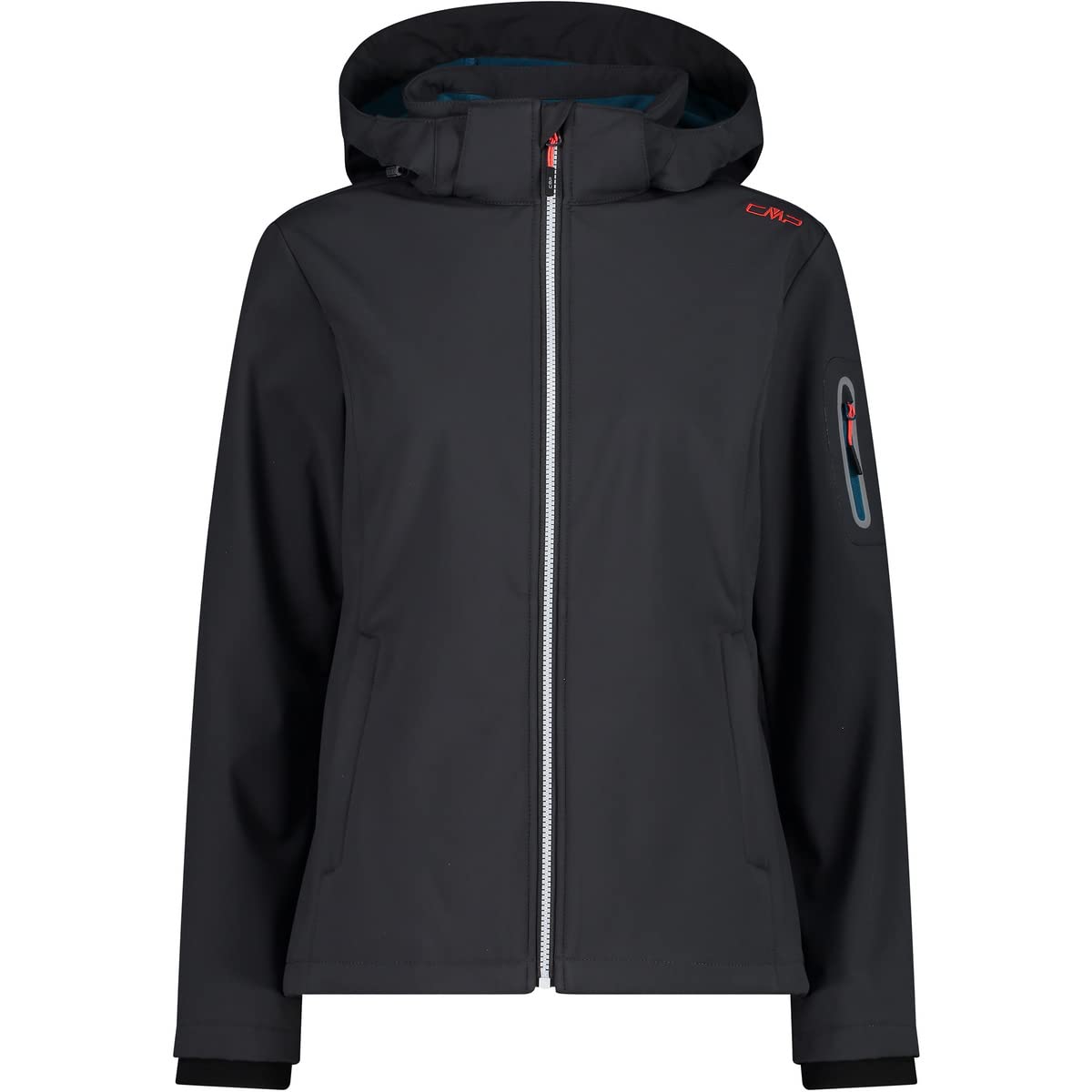 Cmp Damen Noir Wanderjacke Mit Kapuze,