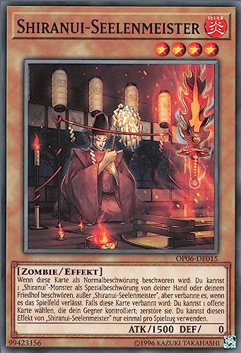 Shiranui-Seelenmeister OP06-DE015 Common Deutsch Near Mint Unlimitiert - OTS Tournament Pack 6 - mit ReCollectibles-Versandschutz - für Yu-Gi-Oh!