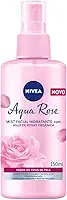 NIVEA Hidratante Facial Mist Aqua Rose 150ml - Hidratante em spray com água de rosas, pode ser usado como primer ou para refrescar a pele nos dias quentes
