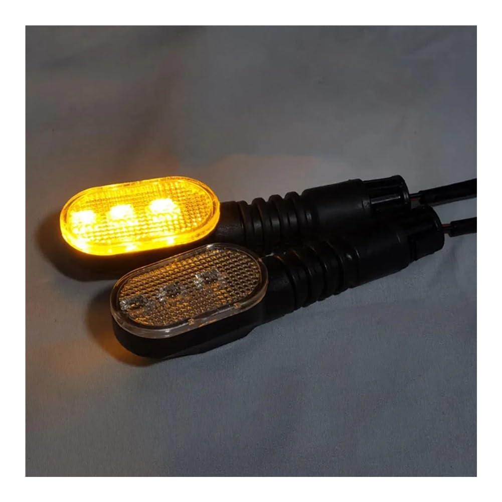 Feu arrière intégré Feu arrière de vélo 36 V/48 V/60 V/72 V, clignotant, klaxon, lampe d'avertissement extérieure pour accélérateur électrique, moto, scooter