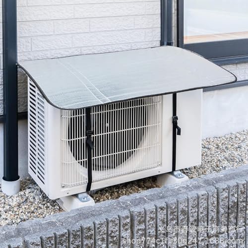 Image of Split AC Cover for Outdoor Unit, Heat-Insulated, Weather-Resistant Protection, Extend Lifespan, Boost Energy Efficiency