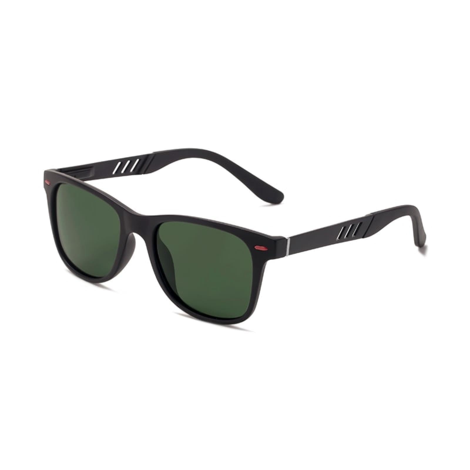 Gafas de sol para hombre y mujer, patas con bisagras, lentes Tac