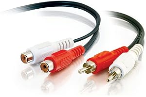 C2G 40468 Value Series RCA Extender, 6 Feet
