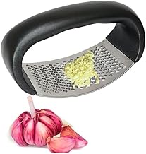 Espremedor De Alho Smart Fácil Em Inox Amassador Triturar Cozinha Inteligente Triturador de Alho Prático de Alumínio Pasta de Alho Culinária Gastronomia Moderna Tempero Triturador de Alho Ferramenta para Cozinha