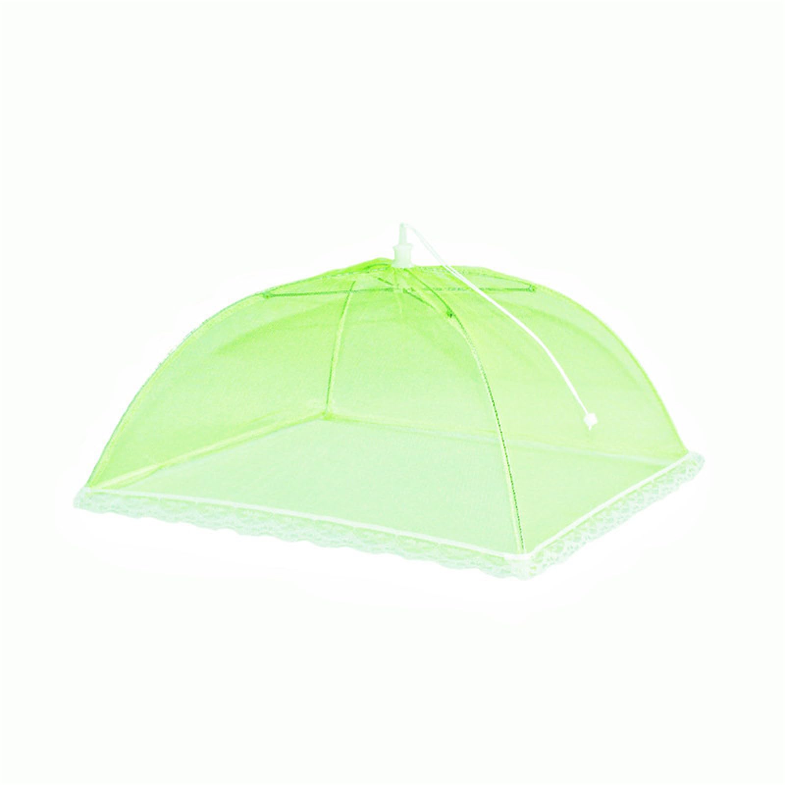 Hsioluted Picnic Mesh Food Covers Tent Umbrellas Net Covers Folding Food Protector Washable Folding Cover Protector Tableware Cover