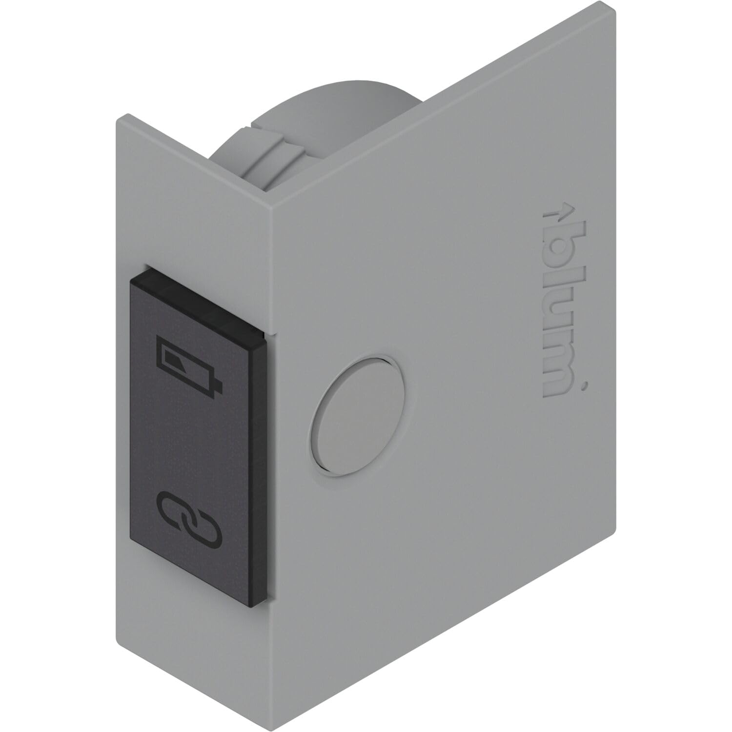 BLUM SERVO-DRIVE Schalter für AVENTOS, symmetrisch, Kunststoff hellgrau