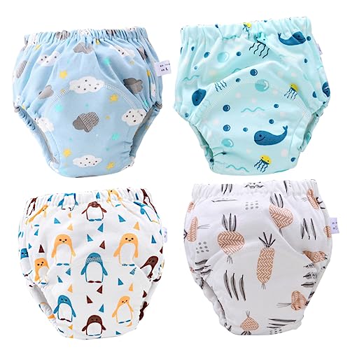 UPKOCH 4stücke Babywindeln Aus Baumwolle Trainingshosen Für Kleinkinder...