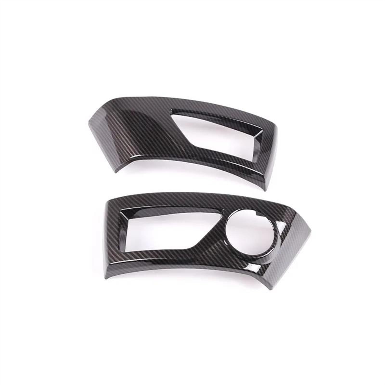 Csspdm Carbon Fiber Abs Car Central Control Air Conditioner Outlet Frame Sticker Interior Accessories For Toyota For Tacoma 2011-2015(Carbon Fiber)