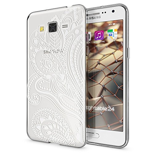 NALIA Coque Protection Compatible avec Samsung Galaxy Grand Prime, Motif Housse Silicone Portable Case Cover, Ultra-Fine Souple Gel Slim Anti-Choc Bumper Mince Etui, Designs:Artificial Flowers