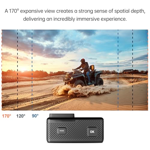 Yunseity 5K WiFi Action Camera 2 Pulgadas Resistente Agua miniatura 5
