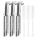 Bncxdc Infusor de Té de Acero Inoxidable, 3 PCS Infusor de Té Tubo y 3 PCS Cepillar, Filtro de Té de Hojas Sueltas con Mango Largo, para Té Suelto, Café, Especias, Condimentos, Tomillo, Manzanilla