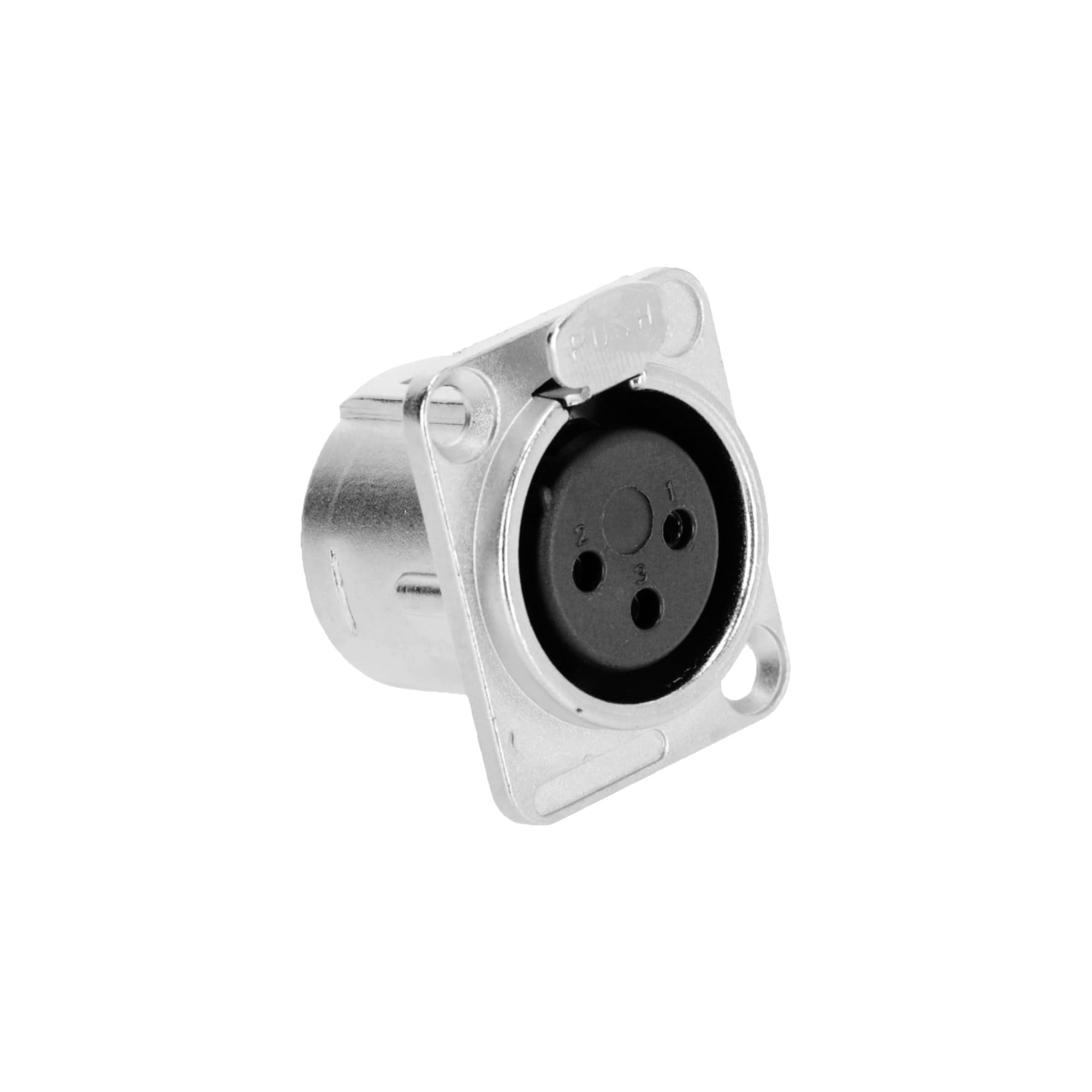 Adam Hall Connectors 7837 - gniazdo montażowe XLR żeńskie typu D