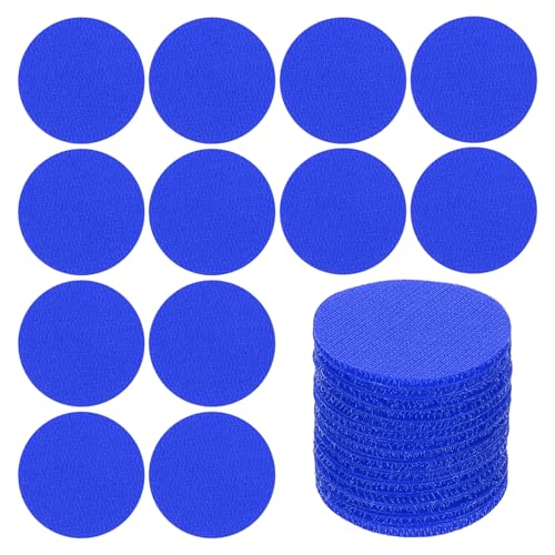 Petits cercles de 5,1 cm bleu PATIKIL pour le marquage au sol en classe - Lot de 64