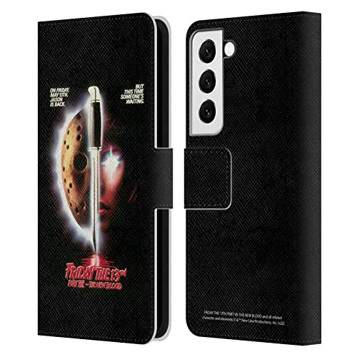 Friday The 13th Étui Anti-Rayures Samsung S22 Portefeuille Cuir Protection Écran Choc
