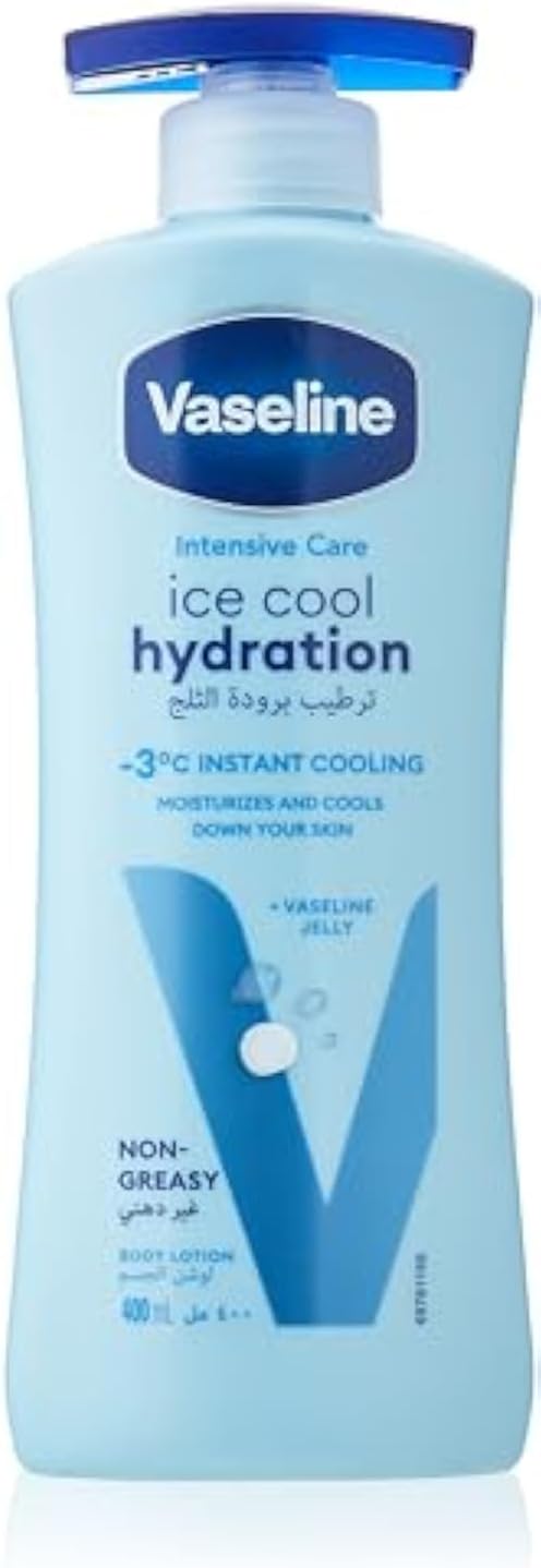 Intensive Care Body Lotion, Ice Cool Hydration, Moisturize and Cool the Skin, 400ml