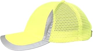 Fituenly Gorro Protector Hi Vis, Gorro De Trabajo Reflectante, Gorro Duro Estilo Béisbol, Gorro para Deportes Aire Libre, Ropa De Trabajo De Seguridad para Hombres Y Mujeres