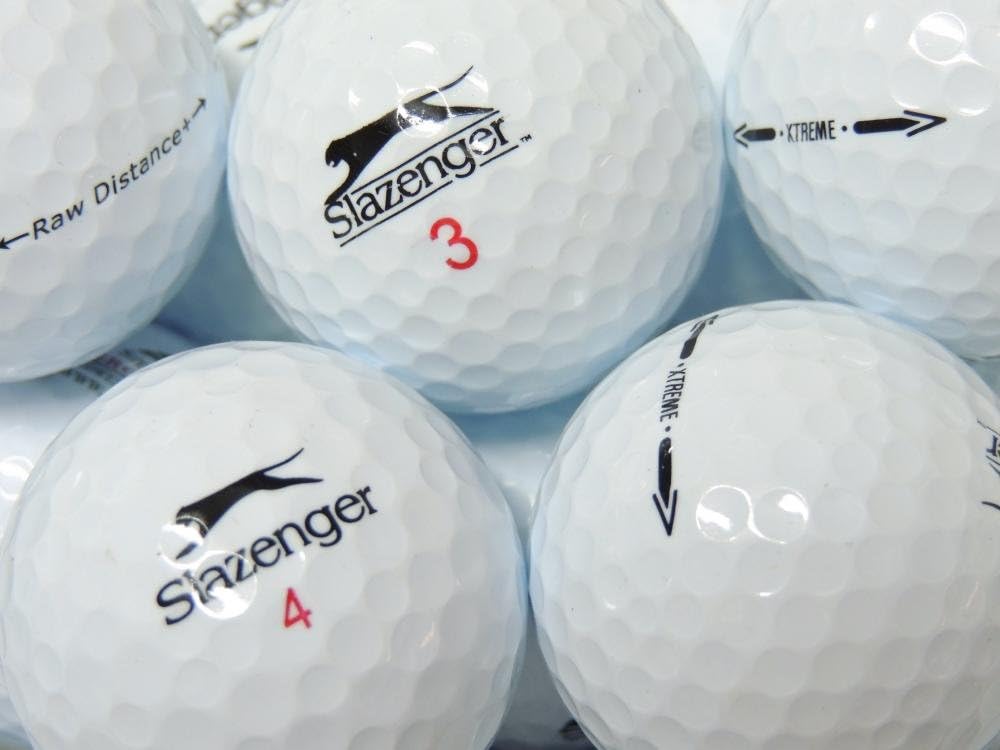 Slazenger 48 AAA+ Ball Bag Mix Recycled Golf Balls, White