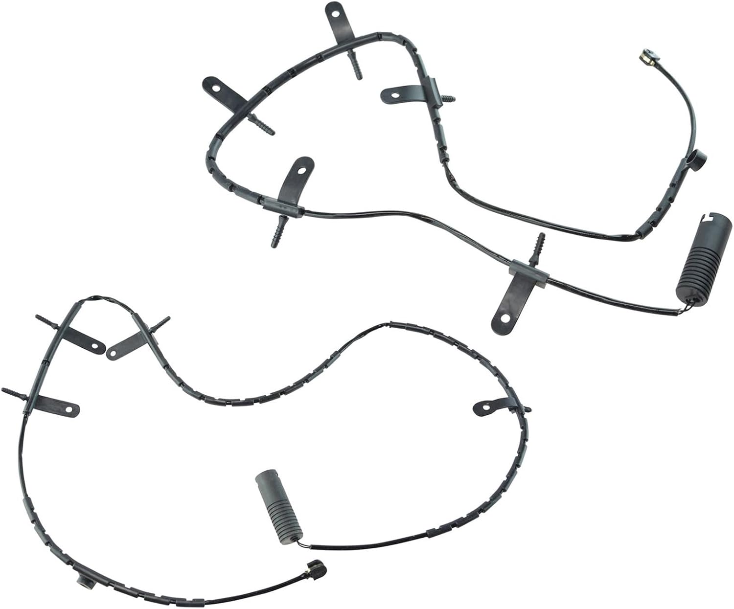 TRQ Front Driver & Passenger Side Brake Pad Wear Sensor Set, Brake Pad Wear Sensor Kit Compatible with 2002-2008 Mini Cooper