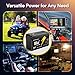 GOLDENMATE 12V 10Ah LiFePO4 Lithium Battery(2 Packs), 5000+ Deep Cycles, IP67 Waterproof Lithium Iron Phosphate Battery, Built-in BMS, Ideal for Power Wheels, Solar, Marine, Fish Finder, Ride-on Toy