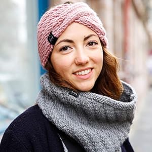 MyOma Wintertraum Strickset Loop und Stirnband