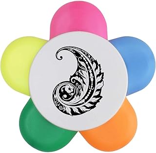 Azeeda 'Paisley Feather' Flower Shape Highlig...