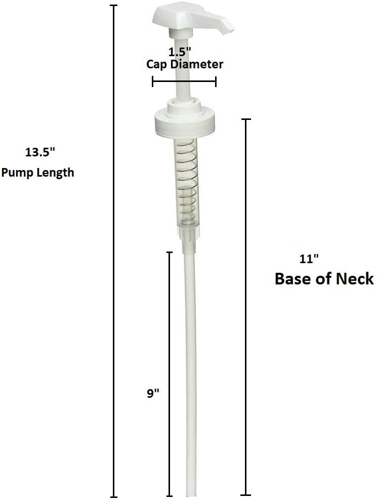 Replacement Pump for Hibiclens Skin Cleanser fit 16 or 32 Oz, Neck Size 38-400 Down-Lock Dispensing Pump - 1 Each