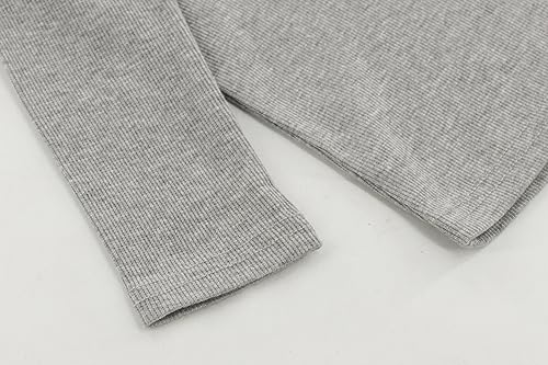 Toddler Girls Henley Long Sleeve Shirt,Crewneck Pullover Tops for Girls4