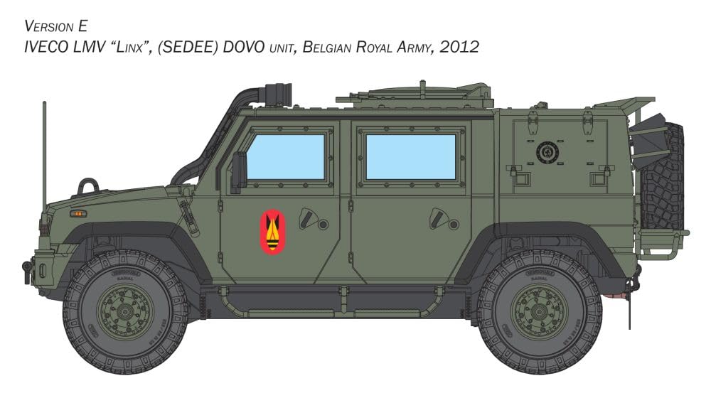 Italeri 6766 VTLM Lince, scala 1:35, Plastic Model Kit/Modello in plastica da montare